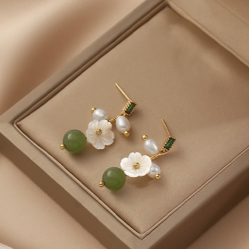 Pendientes de prosperidad y abundancia con Buddha Stones - image 1