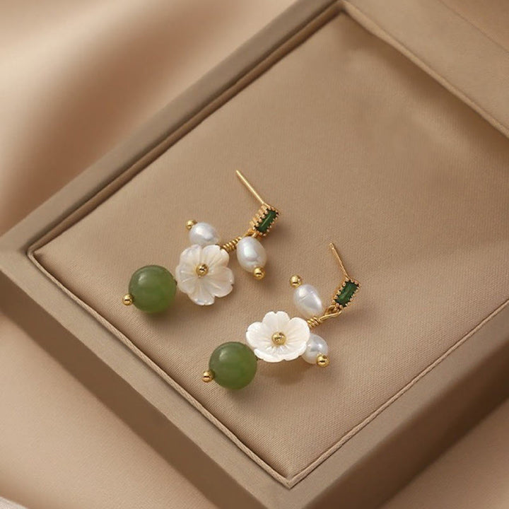 Pendientes de prosperidad y abundancia con Buddha Stones - image 1