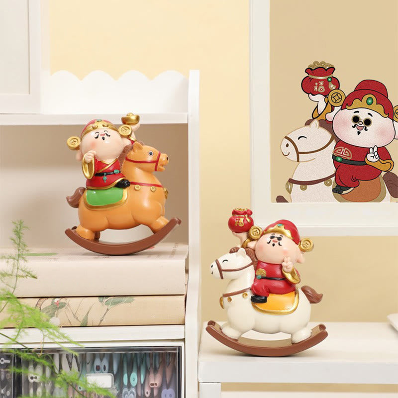 Buddha Stones, Año del Caballo, Dios de la Riqueza, Bolsa de Dinero, Éxito, Prosperidad, Decoración de Escritorio - image 7