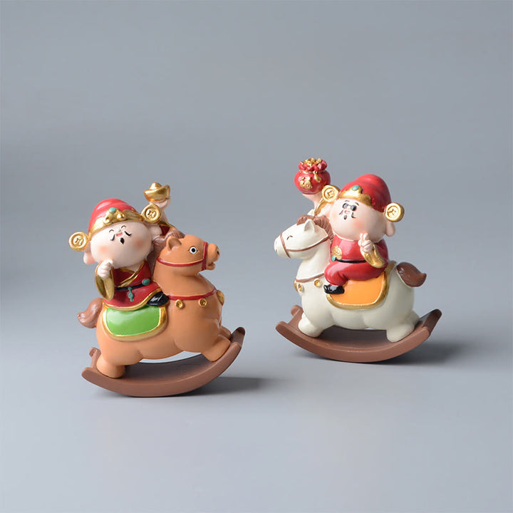 Buddha Stones, Año del Caballo, Dios de la Riqueza, Bolsa de Dinero, Éxito, Prosperidad, Decoración de Escritorio - image 0