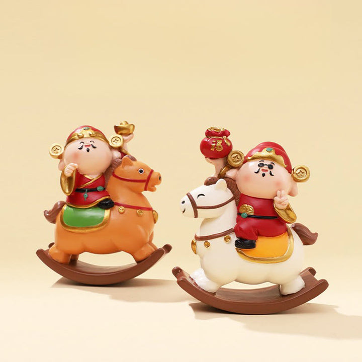 Buddha Stones, Año del Caballo, Dios de la Riqueza, Bolsa de Dinero, Éxito, Prosperidad, Decoración de Escritorio - image 4