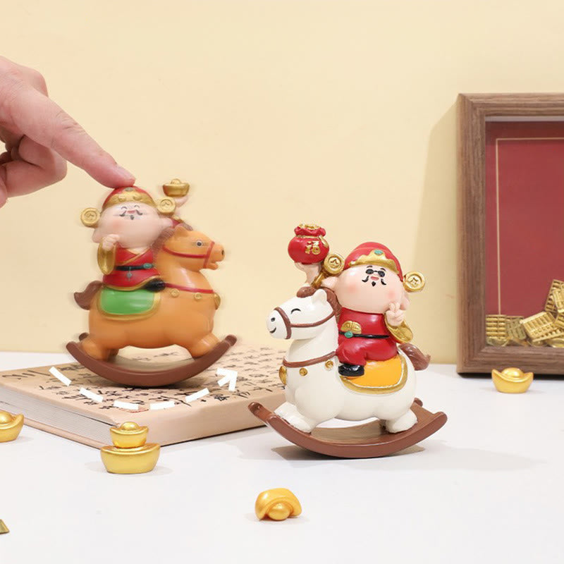 Buddha Stones, Año del Caballo, Dios de la Riqueza, Bolsa de Dinero, Éxito, Prosperidad, Decoración de Escritorio - image 6