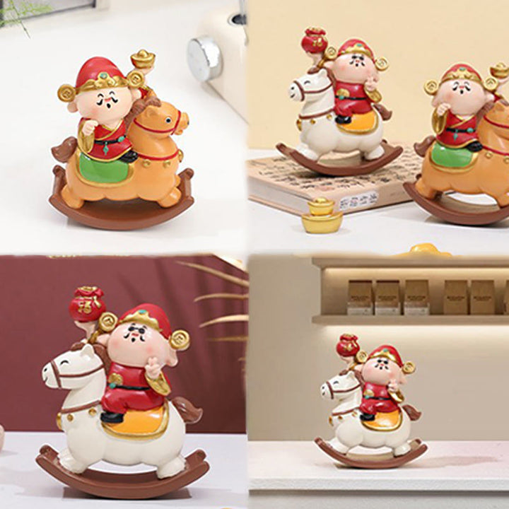 Buddha Stones, Año del Caballo, Dios de la Riqueza, Bolsa de Dinero, Éxito, Prosperidad, Decoración de Escritorio - image 8