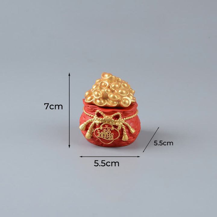 Buddha Stones, Año del Caballo, Dios de la Riqueza, Bolsa de Dinero, Éxito, Prosperidad, Decoración de Escritorio - image 13