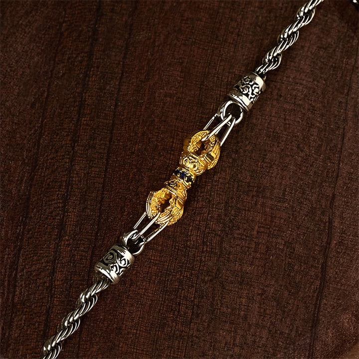 Pulsera de cobre con Buddha Stones para la suerte - image 3