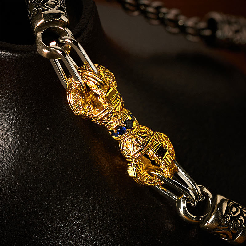 Pulsera de cobre con Buddha Stones para la suerte - image 2