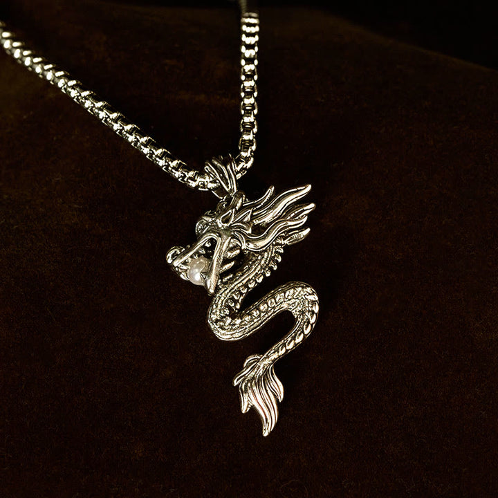 Colgante de cobre con Buddha Stones y dragón para la suerte - image 7