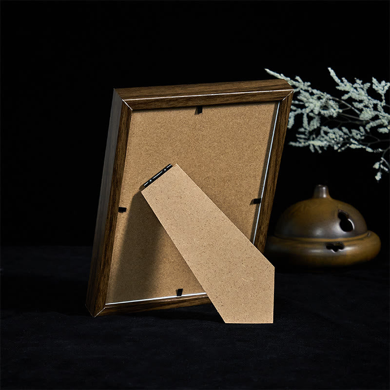 Marco de fotos con Buddha Stones y monedas de los Cinco Emperadores para atraer la fortuna y la protección, adorno para decoración del hogar. - image 4