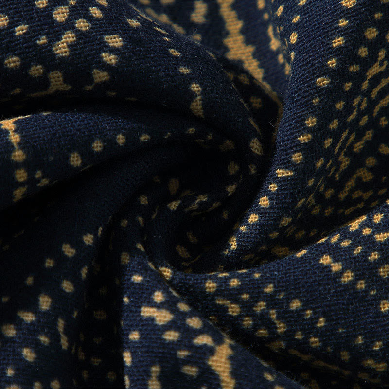 Kimono para hombre con Buddha Stones, geometría, rayas florales y mariposas, diseño abierto y manga corta. - image 9