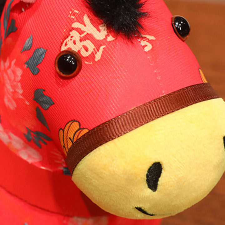 Buddha Stones, Año del Caballo, hilo rojo, decoración colgante con nudo chino - image 9