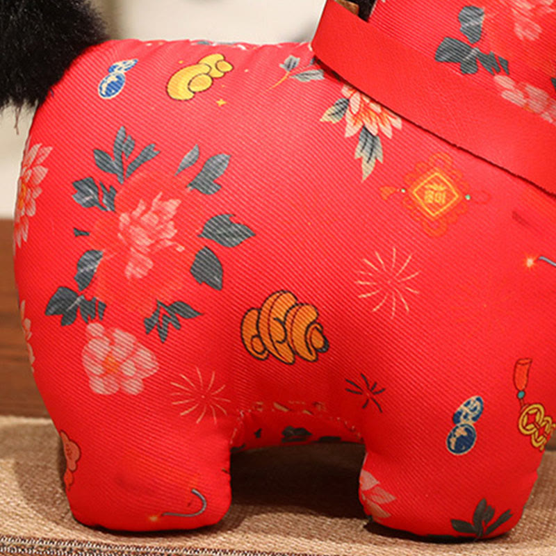 Buddha Stones, Año del Caballo, hilo rojo, decoración colgante con nudo chino - image 10