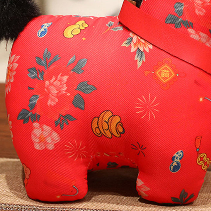 Buddha Stones, Año del Caballo, hilo rojo, decoración colgante con nudo chino - image 10