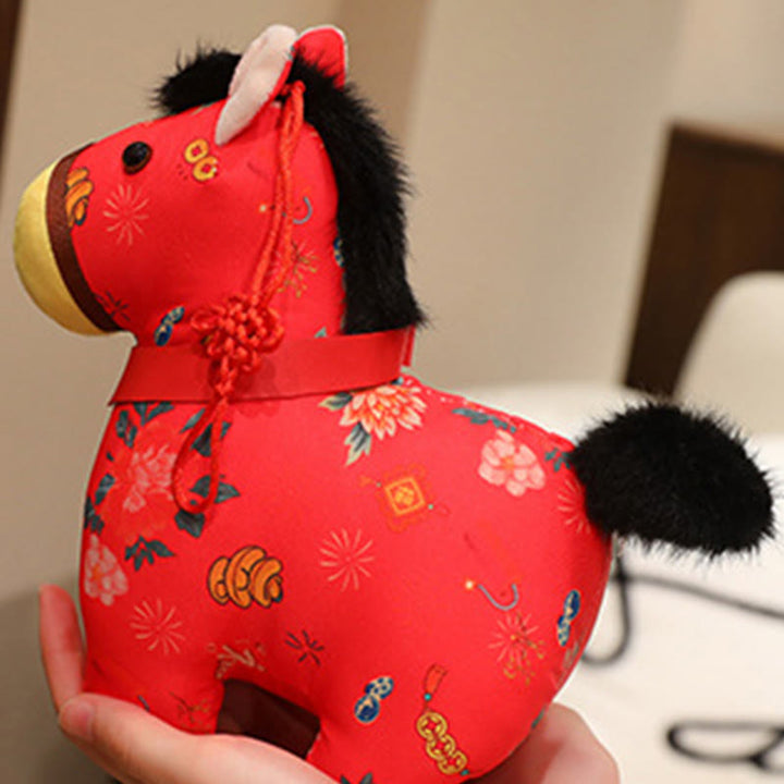 Buddha Stones, Año del Caballo, hilo rojo, decoración colgante con nudo chino - image 8