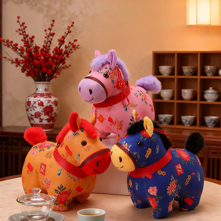 Buddha Stones, Año del Caballo, hilo rojo, decoración colgante con nudo chino - image 20