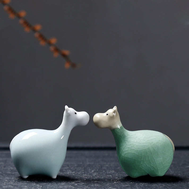 Buddha Stones con diseño del zodíaco chino, cerámica, té, mascota, decoración del hogar - image 35