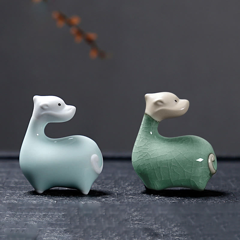 Buddha Stones con diseño del zodíaco chino, cerámica, té, mascota, decoración del hogar - image 38