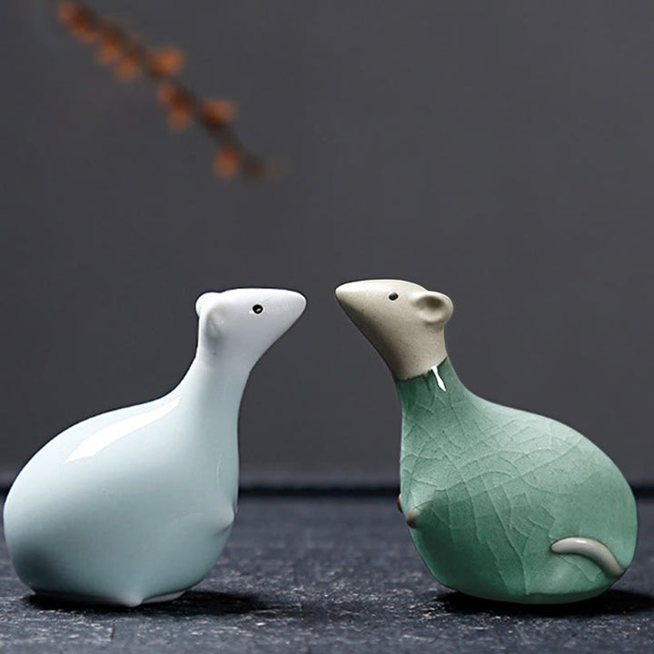 Buddha Stones con diseño del zodíaco chino, cerámica, té, mascota, decoración del hogar - image 34