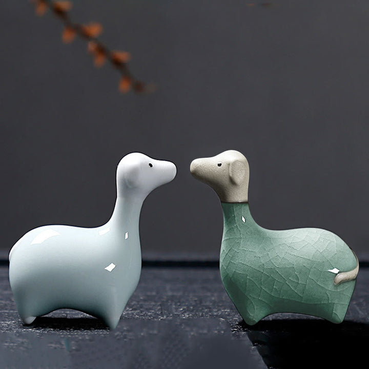 Buddha Stones con diseño del zodíaco chino, cerámica, té, mascota, decoración del hogar - image 43