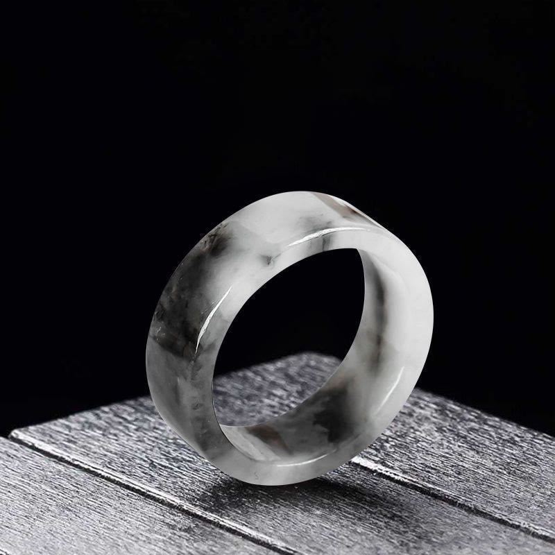 Buddha Stones Anillo de jade para la prosperidad y la suerte - Jade (23 mm) - image 0