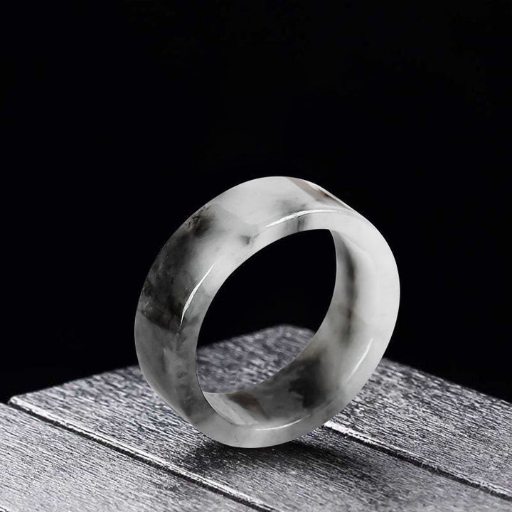 Buddha Stones Anillo de jade para la prosperidad y la suerte - Jade (23 mm) - image 0