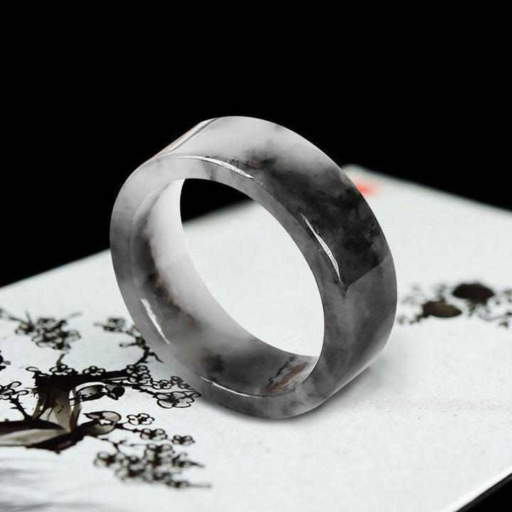 Buddha Stones Anillo de jade para la prosperidad y la suerte - image 3