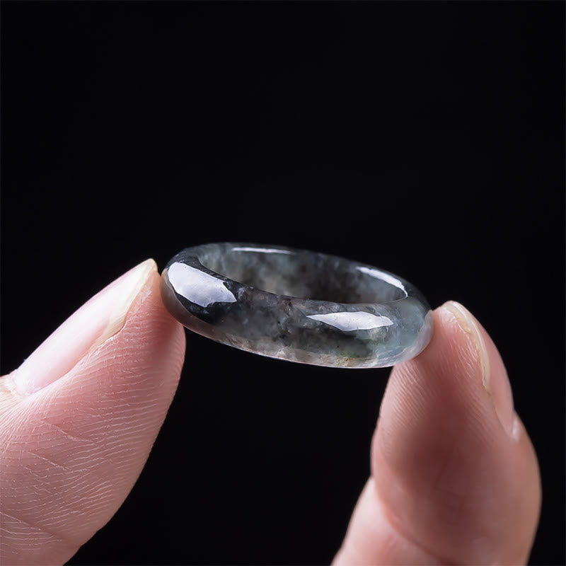 Buddha Stones Anillo de jade para la prosperidad, la suerte y la abundancia - image 3