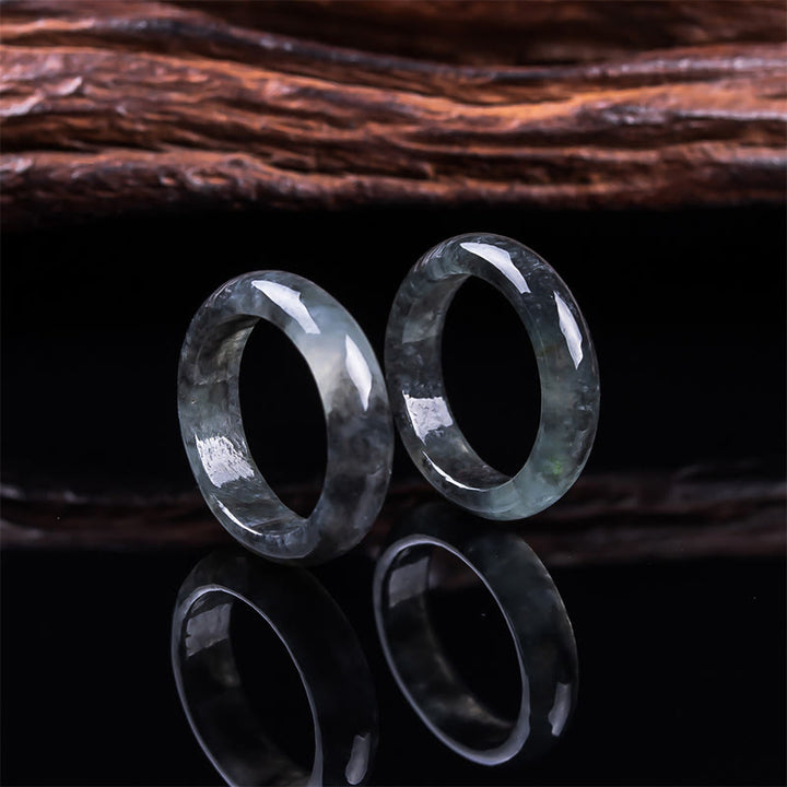 Buddha Stones Anillo de jade para la prosperidad, la suerte y la abundancia - image 7