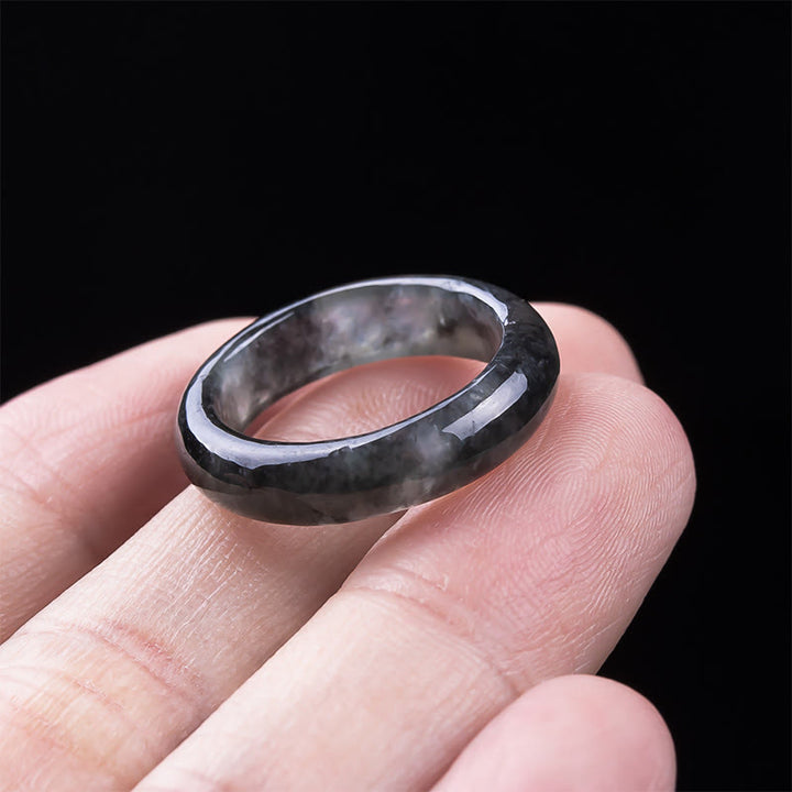 Buddha Stones Anillo de jade para la prosperidad, la suerte y la abundancia - image 4