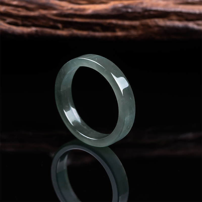 Buddha Stones Anillo de Jade Abundancia y Prosperidad en varios tamaños disponibles - image 3