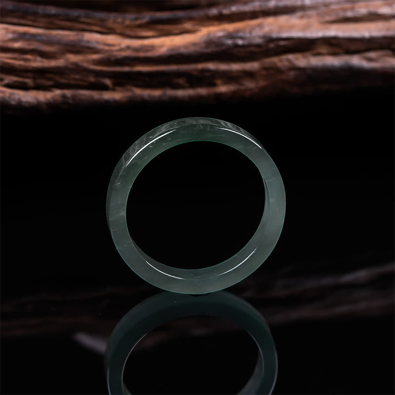 Buddha Stones Anillo de Jade Abundancia y Prosperidad en varios tamaños disponibles - image 2