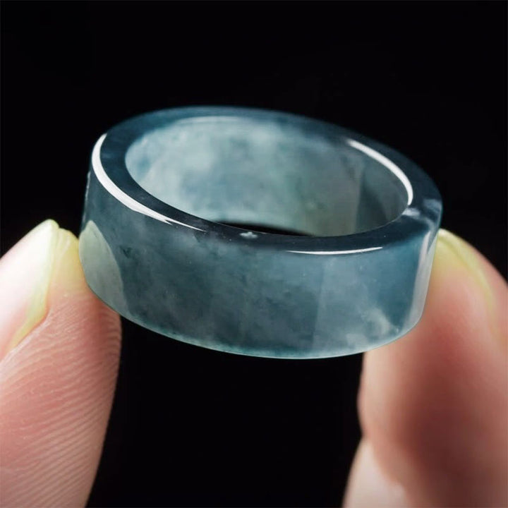 Buddha Stones Anillo de jade para la suerte, la abundancia y la prosperidad - image 3