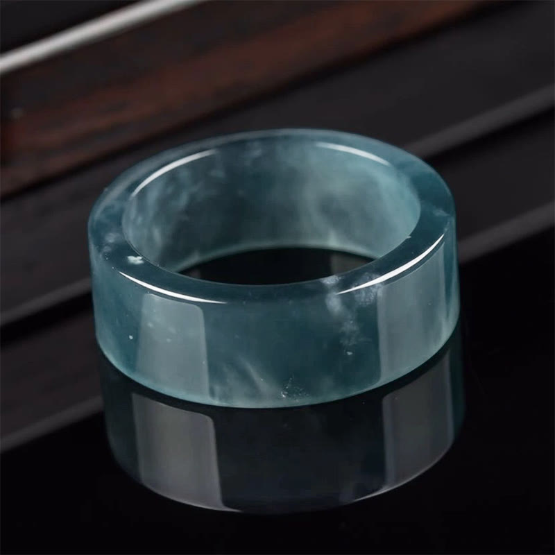 Buddha Stones Anillo de jade para la suerte, la abundancia y la prosperidad - image 2