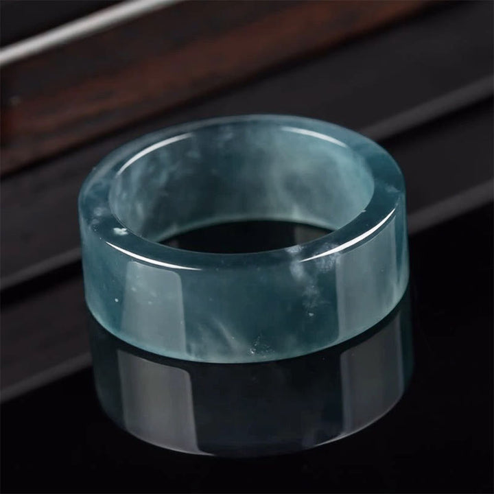 Buddha Stones Anillo de jade para la suerte, la abundancia y la prosperidad - image 2