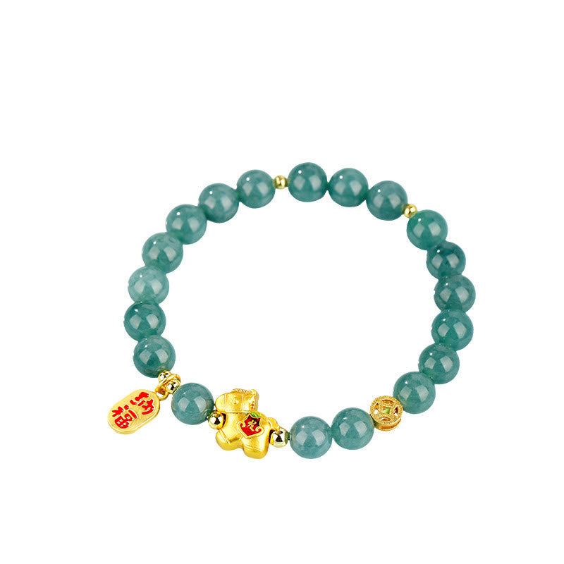Buddha Stones Pulsera de Jade para la Prosperidad y la Abundancia del Año del Caballo - image 7