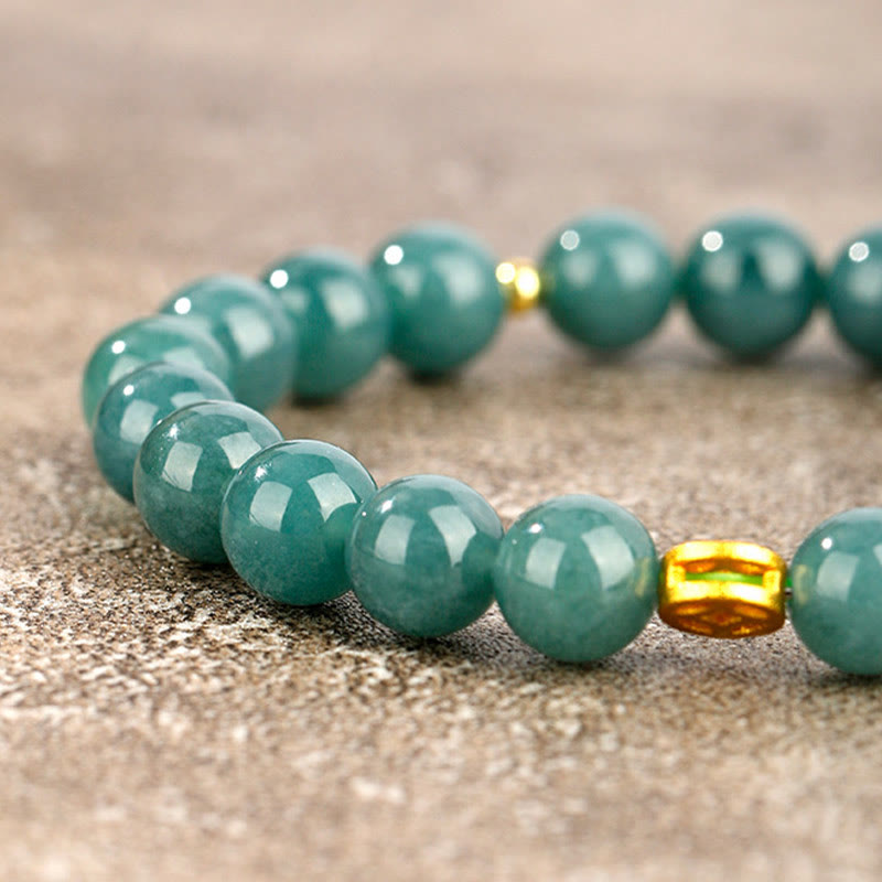 Buddha Stones Pulsera de Jade para la Prosperidad y la Abundancia del Año del Caballo - image 9