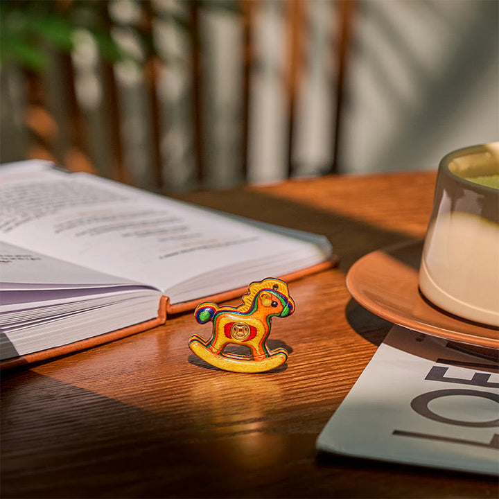 Buddha Stones, Año del Caballo, Moneda de Cobre, Eucalipto Arcoíris, Decoración de Escritorio Creativa - image 3