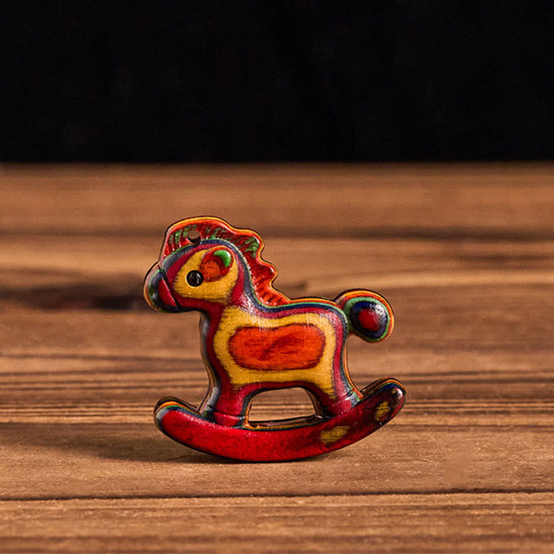 Buddha Stones, Año del Caballo, Moneda de Cobre, Eucalipto Arcoíris, Decoración de Escritorio Creativa - Eucalipto arcoíris (38 x 39 x 12,5 mm) - image 0