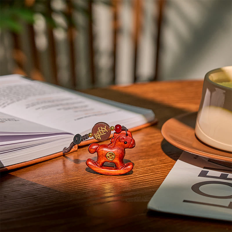Buddha Stones, año del caballo, arcoíris, eucalipto, hoja pequeña, sándalo rojo, madera de tilo, ébano tallado. - image 10