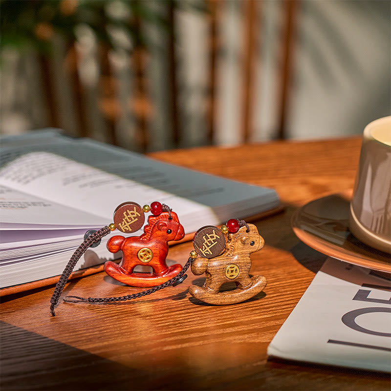 Buddha Stones, año del caballo, arcoíris, eucalipto, hoja pequeña, sándalo rojo, madera de tilo, ébano tallado. - image 28