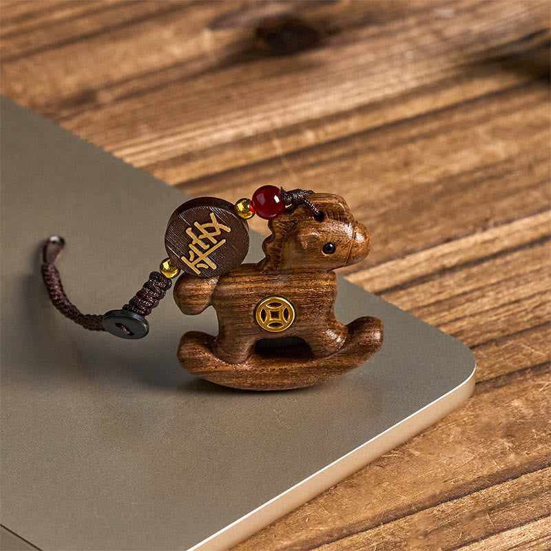 Buddha Stones, año del caballo, arcoíris, eucalipto, hoja pequeña, sándalo rojo, madera de tilo, ébano tallado. - image 22