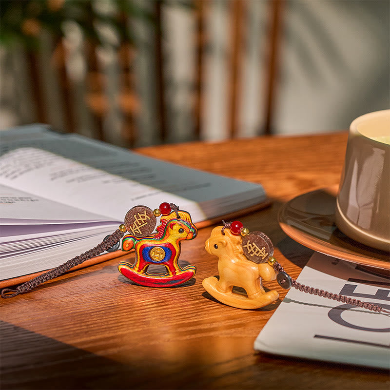 Buddha Stones, año del caballo, arcoíris, eucalipto, hoja pequeña, sándalo rojo, madera de tilo, ébano tallado. - image 27