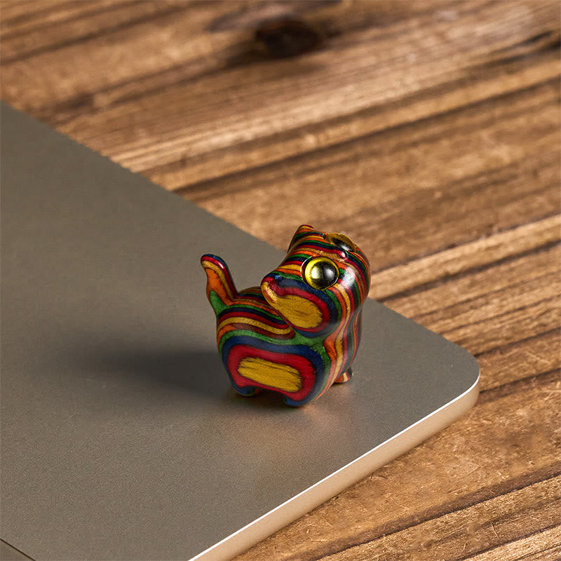 Buddha Stones talladas con un lindo gatito y eucalipto arcoíris para reducir el estrés. - image 9