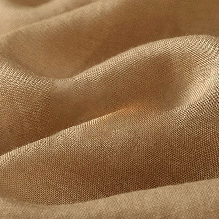 Camisa de mujer con cuello alto, botones de rana y flores bordadas, puños elásticos y manga tres cuartos con diseño de Buddha Stones - image 12