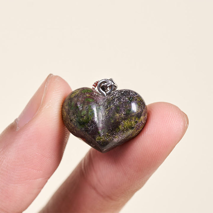 Colgante de equilibrio con Buddha Stones, diseño de corazón, amatista, topacio, cristal rosa, ópalo, ojo de tigre, cristal blanco, jaspe rojo, amazonita, aventurina verde, obsidiana negra, citrino. - image 10