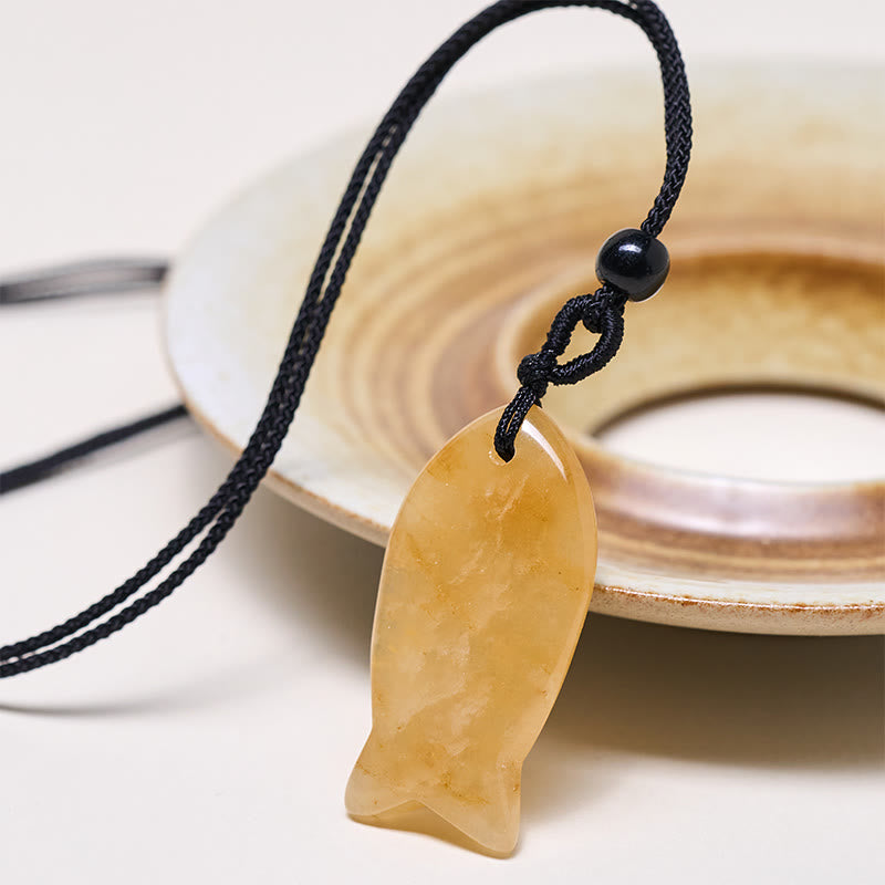 Colgante de collar con Buddha Stones , pez koi, cristal rosa, ágata india, amatista, topacio, jaspe rojo y calidez. - image 16