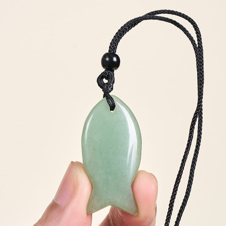 Colgante de collar con Buddha Stones , pez koi, cristal rosa, ágata india, amatista, topacio, jaspe rojo y calidez. - image 44