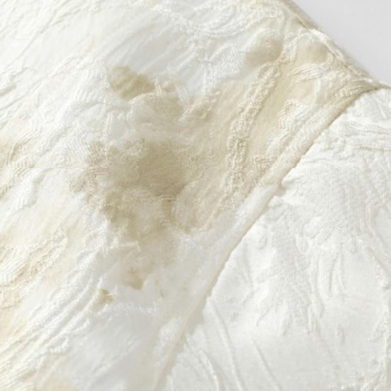 Buddha Stones Camisa de algodón de media manga para hombre con botones y estampado Bagua de jacquard texturizado - image 5