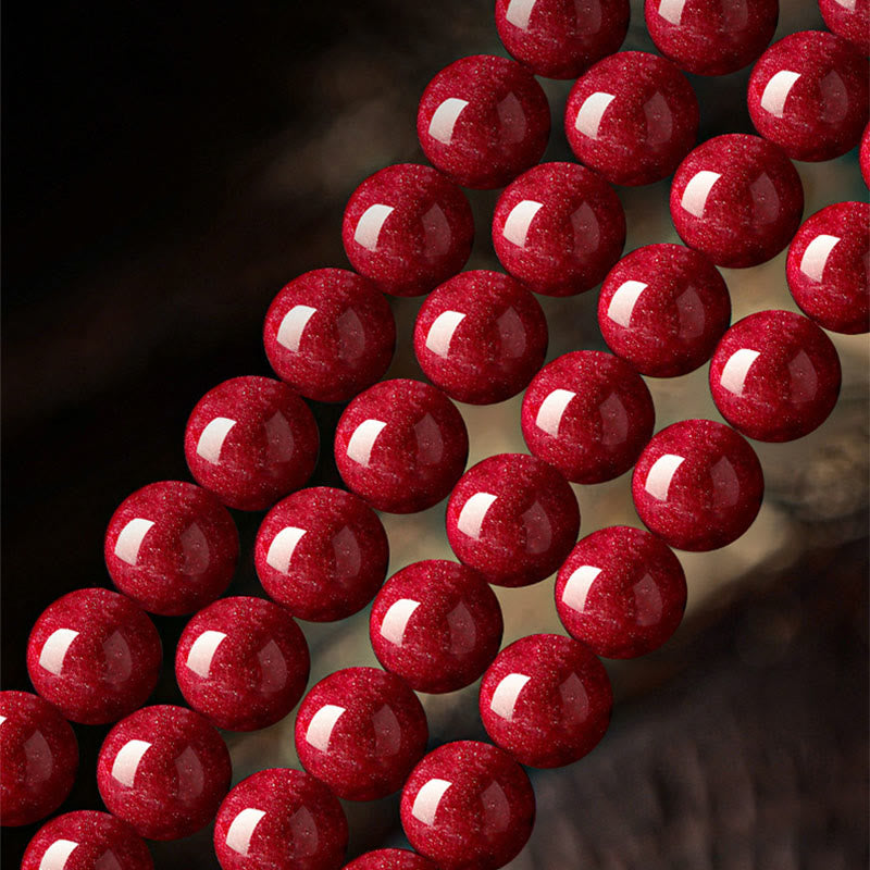 Buddha Stones Pulsera de bendición de cinabrio del Año del Caballo - image 15