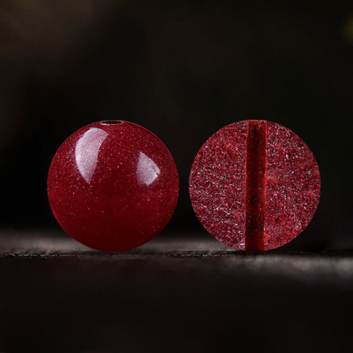 Buddha Stones Pulsera de bendición de cinabrio del Año del Caballo - image 13