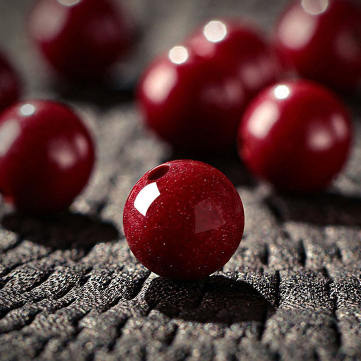 Buddha Stones Pulsera de bendición de cinabrio del Año del Caballo - image 12